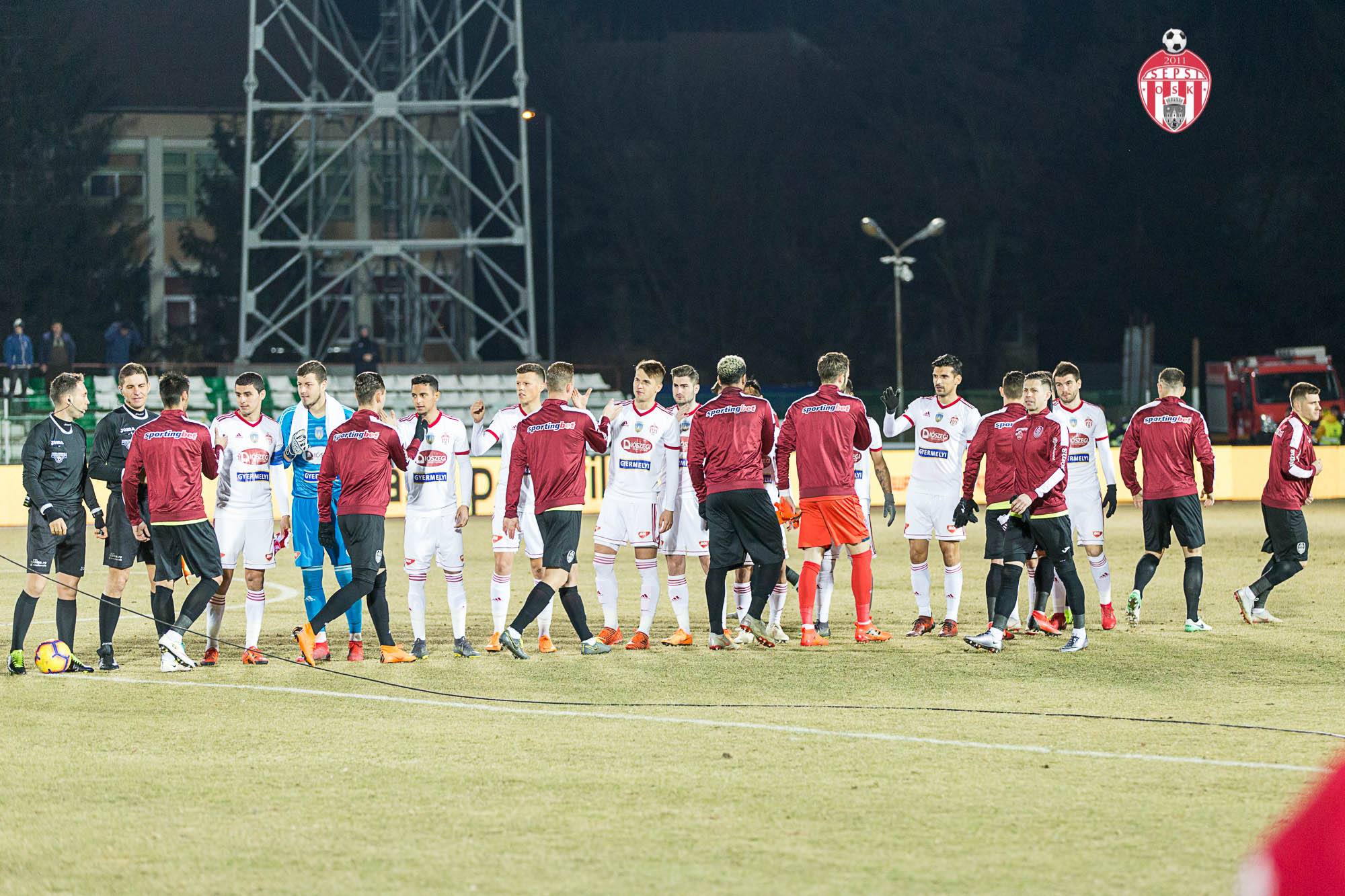 O nouă înfrângere pentru Sepsi OSK cu CFR Cluj